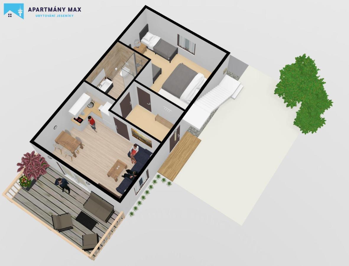 Apartmany Max Vaclavov u Bruntalu Dış mekan fotoğraf