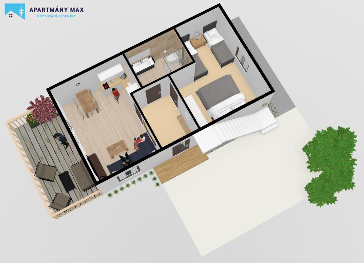 Apartmany Max Vaclavov u Bruntalu Dış mekan fotoğraf